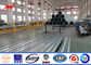 ISO 9001 Steel Metal Power Pole For 10M 33kv Transmission Line आपूर्तिकर्ता