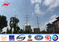 132kv Power Utility Poles Polygonal Tower Galvanized Steel Electric Pole आपूर्तिकर्ता