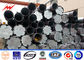 220KV Electric Tubular Poles Metal Post Galvanized Electrical Utility Poles आपूर्तिकर्ता