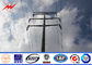 8m 5KN Steel Power Pole For Electrical Power Distribution Poles With Galvanization Type आपूर्तिकर्ता