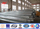 Galvanized Electrical Steel Power Pole 1mm to 30mm Thickness , Polygonal Or Conical Shape आपूर्तिकर्ता