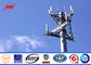 एएसटीएम ए 123 जस्तीकरण मानक के साथ 60 एम व्यावसायिक मोनोपोल टेलीकॉम टॉवर आपूर्तिकर्ता