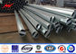 9 मीटर जस्ती स्टील ट्यूबलर पोल स्टील उपयोगिता डंडे एएसटीएम A123 मानक आपूर्तिकर्ता