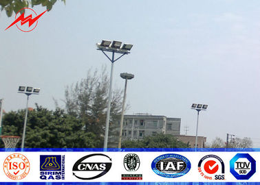 चीन Large outdoor areas 25M High Mast Pole with different head frame type आपूर्तिकर्ता