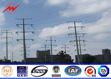 चीन 8M multisided 300kg load 3mm thickness Steel Utility Pole for Pakistan SPA Electricity project आपूर्तिकर्ता