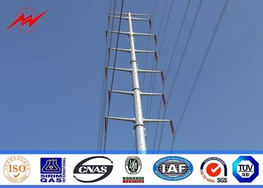 चीन 11M 300DaN Steel Utility Pole 3.5mm thickness Q345 material for 69kv 100meters Distribution Power आपूर्तिकर्ता