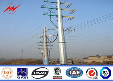 चीन 16M 10KN 4mm wall thickness Steel Utility Pole for 132kv distribition transmission power आपूर्तिकर्ता