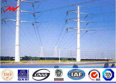 चीन 11.8M 50KN 6mm Thikcness Steel Utility Pole For Electrical Power Tower आपूर्तिकर्ता