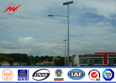 चीन 10m Single Arm Solar Street Light Pole Specification / Design Garden Lighting Pole आपूर्तिकर्ता