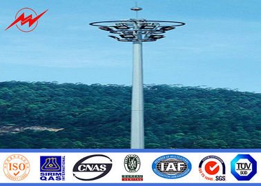 चीन 45m Powder Coating High Mast Sports Light Poles Approved  400w - 5000w Power आपूर्तिकर्ता