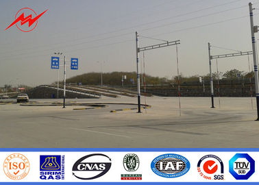 चीन OEM Outdoor Conical 6m Parking Lot Lighting Pole With Single Bracket आपूर्तिकर्ता