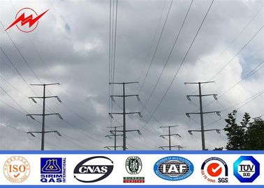 चीन Durable Q235 Conoid Galvanized Steel Transmission Poles For Electricity Distribution  आपूर्तिकर्ता