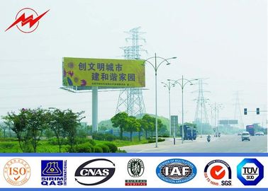 चीन Exterior Street Advertising LED Display Billboard With Galvanization Anti - Static आपूर्तिकर्ता