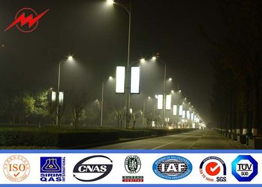 चीन 10m Single Arm Square Parking Lot Flood Light Pole Toll - Station LED Light Pole आपूर्तिकर्ता
