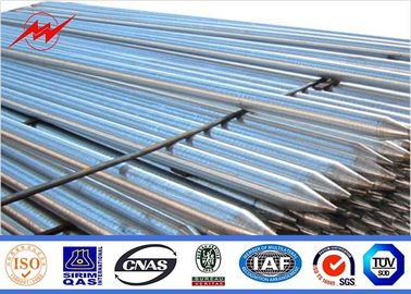 चीन Tensile Strength Copper Bonded Earth Rod / Ground Rod With All Kinds Clamps आपूर्तिकर्ता