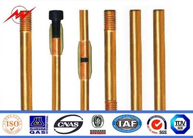 चीन Underground Copper Clad Steel Ground Rod Cover Clamps Lighting Protection आपूर्तिकर्ता
