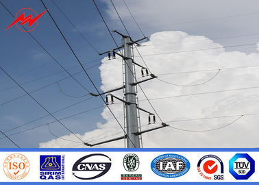 चीन Hot Dip Galvanized Tapered Power Steel Utility Pole For Powerful Projects आपूर्तिकर्ता
