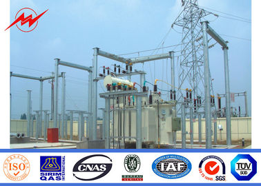 चीन Taper Steel Utility Poles Tubular Steel Pole For 220kv Transmission Line आपूर्तिकर्ता
