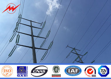 चीन Conical Hdg 16m 2 Sections Steel Utility Poles For Power Transmission आपूर्तिकर्ता