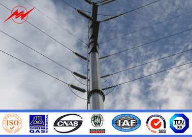 चीन 12m Electrical Steel Utility Pole For 132kv Transmission Power Line आपूर्तिकर्ता