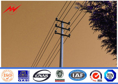 चीन Octagonal Conical 12m Electric Power Pole For Power Transmission / Distribution आपूर्तिकर्ता