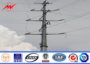 चीन NEA Standard 30 FT Electrical Utility Poles 3mm Thickness For Philippines Power Line आपूर्तिकर्ता