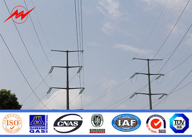 चीन Galvanization Steel Utility Pole For 110kv Electrical Power Transmission Line Project आपूर्तिकर्ता