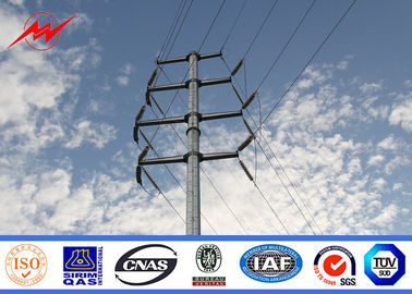 चीन Electricity Distribution 12m Tubular Steel Power Pole For Transmission Line Project आपूर्तिकर्ता