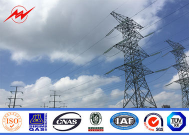 चीन  Approval Electrical Power Pole Galvanized Steel transmission line poles Gr65 आपूर्तिकर्ता