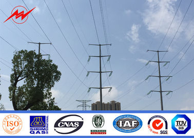 चीन Outside 25m 20KN Transmission Line Poles With Channel Steel 30 M /S Wind Speed आपूर्तिकर्ता