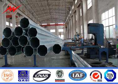 चीन 800Dan Galvanized Steel Tubular Pole 14m For Transmission Line Project , 10kv~550kv Power आपूर्तिकर्ता