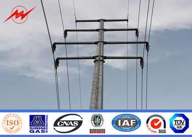 चीन EN10149 S500MC High Power Steel Utility Pole For Electrical Transmission , 5-80m Height आपूर्तिकर्ता
