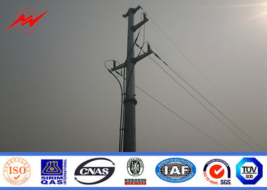 चीन Galvanized Polygonal Tapered Electrical Power Pole For Transmission Line Project आपूर्तिकर्ता