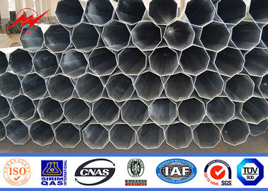 चीन Multi Side 69 KV -132 KV Galvanized Steel Pole Tubular Steel Structures With Bitumen आपूर्तिकर्ता