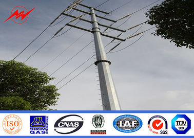 चीन 15m 1200Dan Electrical Galvanized Steel Pole For Outside Distribution Line आपूर्तिकर्ता