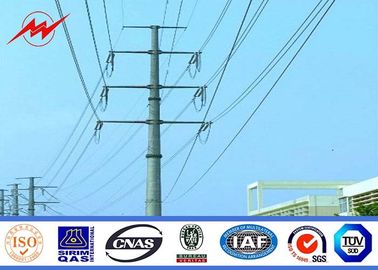 चीन Round 35FT 40FT 45FT Distribution Power Steel Transmission Poles For Airport आपूर्तिकर्ता