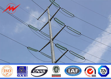 चीन 220kv Galvanized Utility Power Poles For Electrical Transmission Line Project आपूर्तिकर्ता
