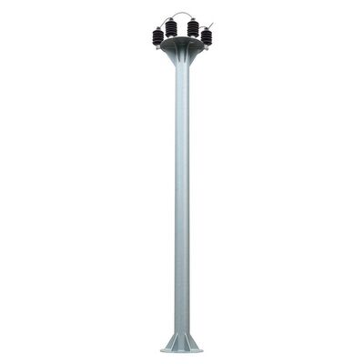गुणवत्ता  50 Steel Power Pole Providing 120 Kg Load Capacity and IP65 Protective Level Ideal for Outdoor Electrical Installations कारखाना
