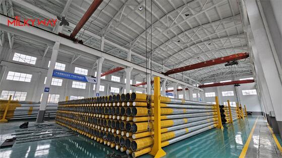 गुणवत्ता  60FT 1200kg 2000kg 18m Electrical Power Pole  Steel  for Transmission कारखाना