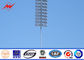 Power Plants Lighting Conical 36m Square Light High Mast Pole With Auto Racing System आपूर्तिकर्ता
