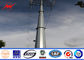 Steel Electric Poles / Eleactrical Power Pole With Cable आपूर्तिकर्ता