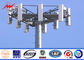 Round Tapered Mast Steel Structure Mono Pole Tower , Monopole Telecom Tower आपूर्तिकर्ता