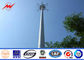 Round Tapered Mast Steel Structure Mono Pole Tower , Monopole Telecom Tower आपूर्तिकर्ता
