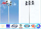 12 sides 40M High Mast Pole Gr50 material with round panel 8 lights आपूर्तिकर्ता