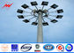 40 meters powder coating galvanized High Mast Pole with 300kg rasing system for airport area lighting आपूर्तिकर्ता