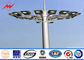 40 meters powder coating galvanized High Mast Pole with 300kg rasing system for airport area lighting आपूर्तिकर्ता