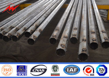 Galvanized Round Tapered 6m Outdoor Light Poles Painting with Single Cross Arm आपूर्तिकर्ता