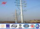 12sides 10M 2.5KN Steel Utility Pole for overhed distribution structures with earth rod आपूर्तिकर्ता