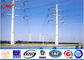 11.8M 50KN 6mm Thikcness Steel Utility Pole For Electrical Power Tower आपूर्तिकर्ता