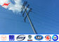 11.8M 50KN 6mm Thikcness Steel Utility Pole For Electrical Power Tower आपूर्तिकर्ता